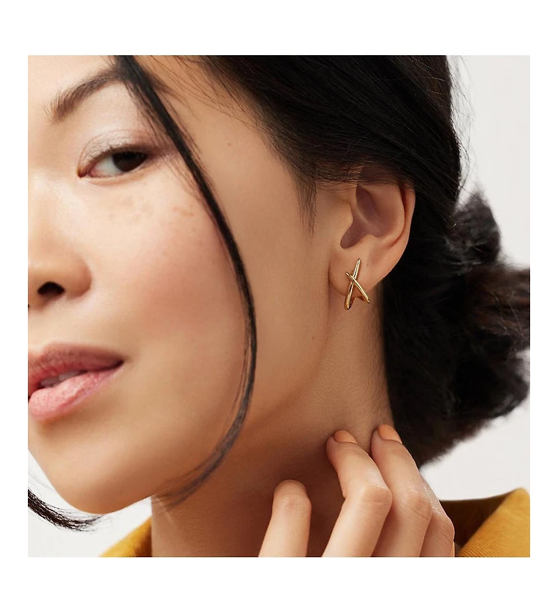 Ana Luisa Gold Stud Earrings - Sloane