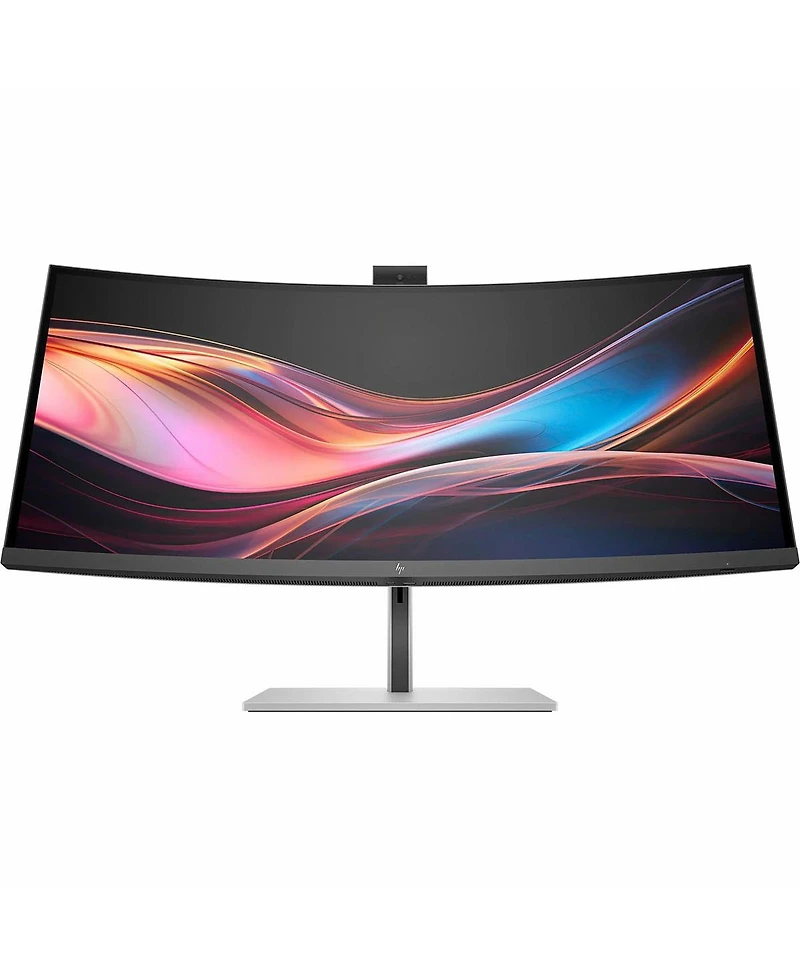 Hp Series 7 Pro 734pm 34" 21:9 Uwqhd 120Hz Curved Ips Lcd Hdr Conferencing Monitor, Silver