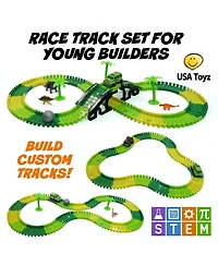 Usa Toyz Dinosaur Race Tracks for Kids- 262pk