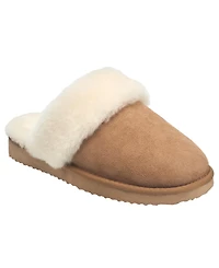 French Connection Women's Fur Band Open Slipper