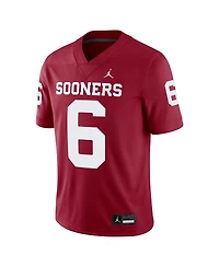 Jordan Men's Baker Mayfield Crimson Oklahoma Sooners Alumni Player Game Jersey