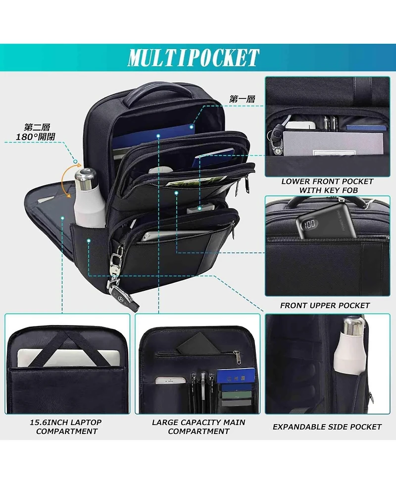 15.6 Inch Waterproof Laptop Backpack
