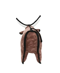 Tuffy Medium Barnyard Bull, Durable Plush Dog Toy