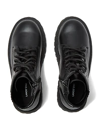 Lands' End Girls Zip Up Lugged Boots
