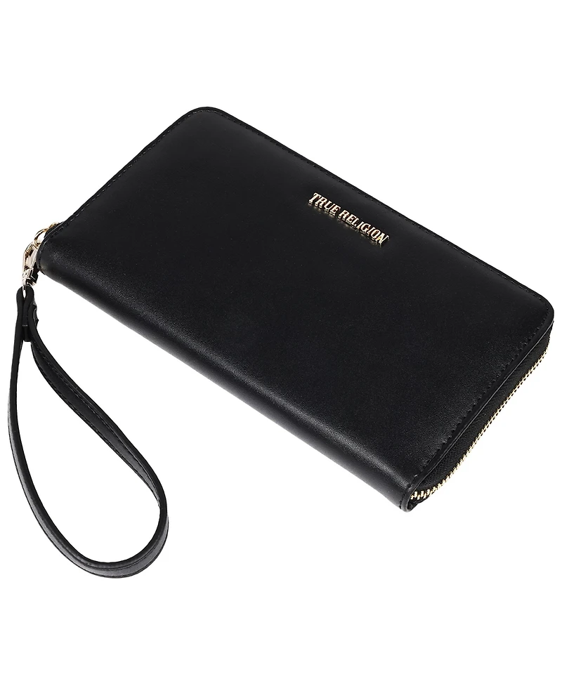 True Religion East/West Zip-Around Wallet