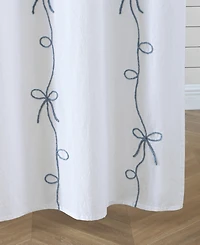 Peri Home Sasha Bows Shower Curtain, 72" x