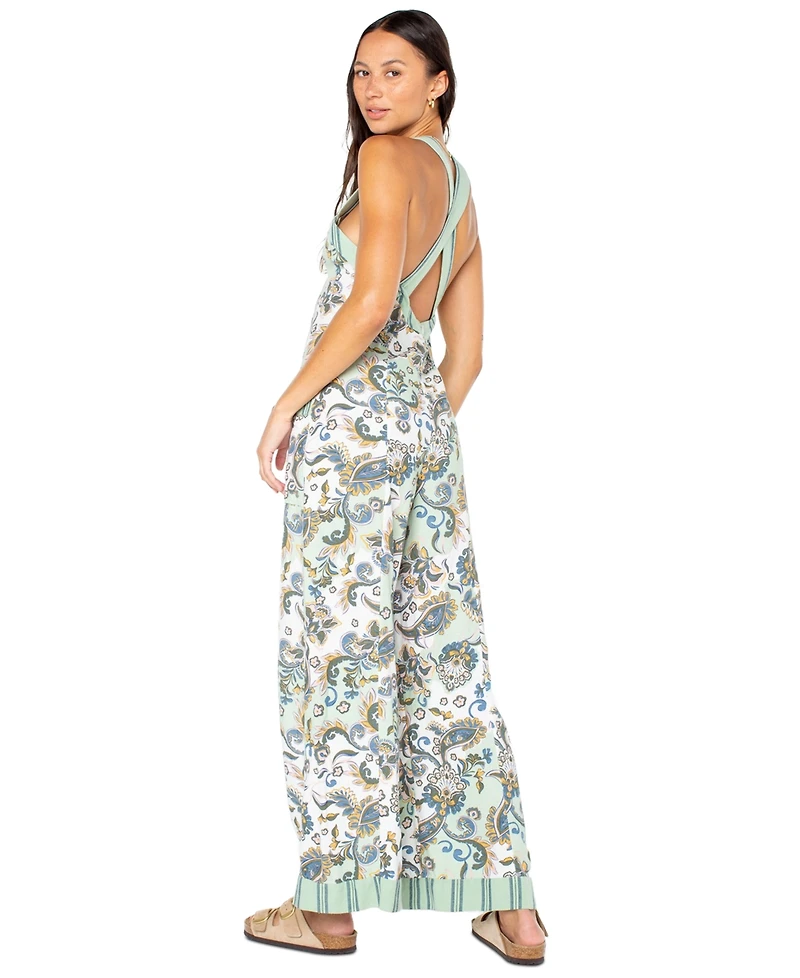 Roxy Women's Want to Roam Square Neck Jumpsuit