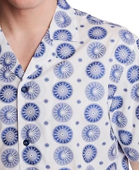 Paisley & Gray Men's Patterned Short Sleeve Shirt