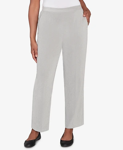 Alfred Dunner Stockbridge Pull-On Corduroy Flat Front Average Length Pant