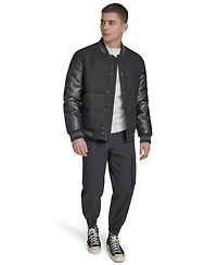Champion Men's Wool Blend Quilted Puffer Jacket