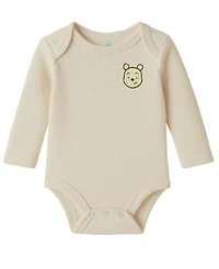Disney Baby Boys or Girls 3-Pack Pooh Long Sleeves Bodysuit Set