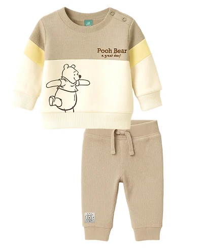 Disney Baby Boys or Girls 2-Piece Pooh Sweatshirt and Joggers Set