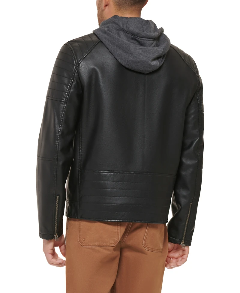 Levi's Men's Jersey Hood Racer Jacket