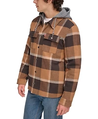 Levi's Men's Faux Sherpa Lined Flannel Shirt Jacket