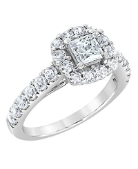 Macy's Certified Diamond Bridal Set Ring (2 ct. t.w.) in 14K White Gold