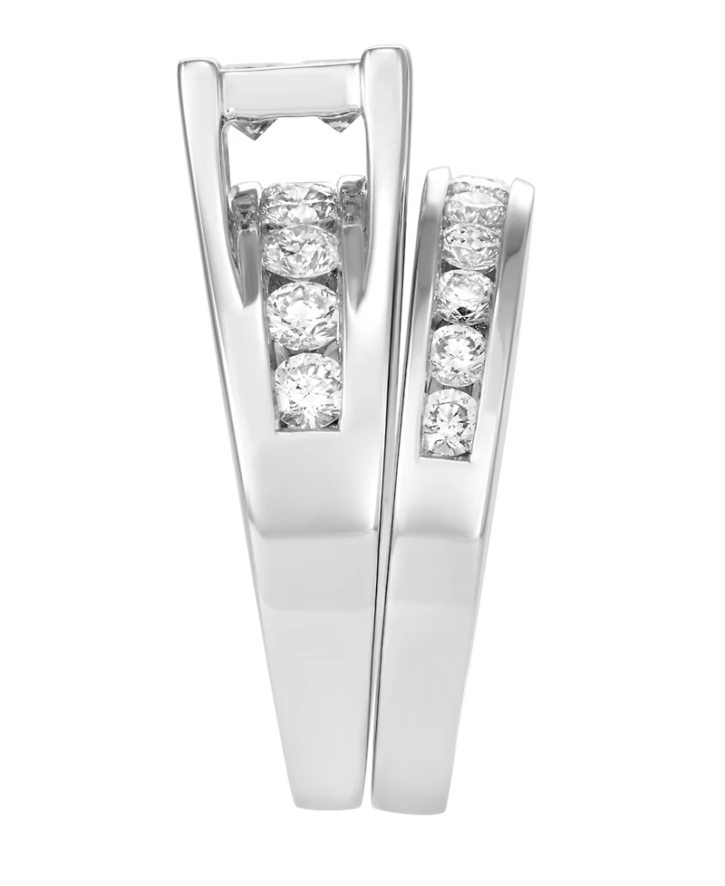 Macy's Certified Diamond Bridal Set Ring (2 ct. t.w.) in 14K White Gold