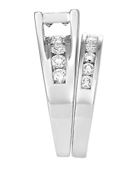 Macy's Certified Diamond Bridal Set Ring (2 ct. t.w.) in 14K White Gold