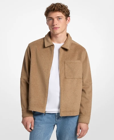Michael Kors Men's Fannel Full Zip Jacket
