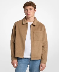 Michael Kors Men's Fannel Full Zip Jacket