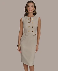 Donna Karan New York Women's Crewneck Short Dress