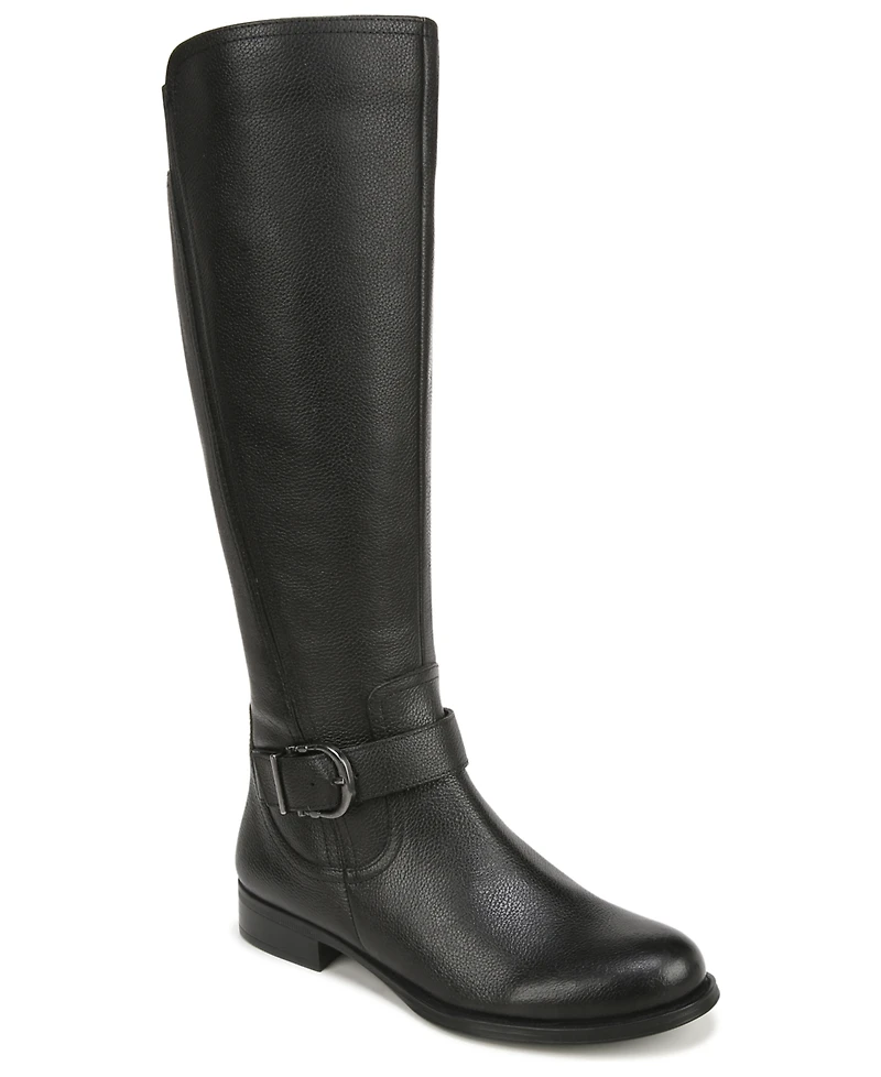 Naturalizer Women's Jaya Knee High Block Heel Riding Boots