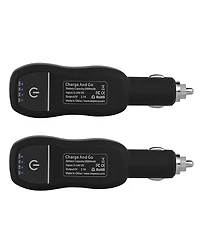 Impecca 2-in-1 Usb Car Adapter & 3,000 mAh Power Bank Bundle