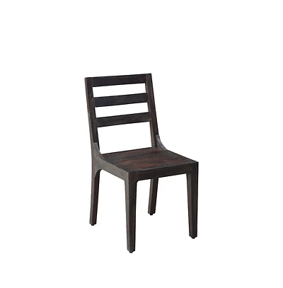 Porter Designs Fall River Solid Sheesham Wood Dining Chair, Brown (Set of 2)