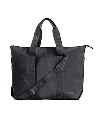Itzy Ritzy Baby Belong Weekender Tote Woven Chocolate