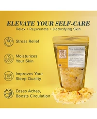 Omm Collection Floral Soaking Bath Salts Passion Citrus Bag 14oz