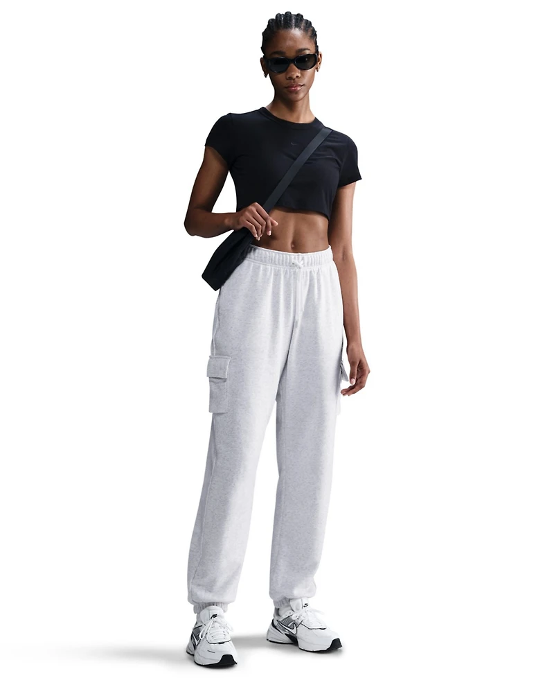 Nike Sportswear Club Fleece Women's Mid-Rise Oversized Cargo Sweatpants