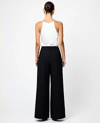 Fcuk Women's Azra Twill Wide Leg Pants