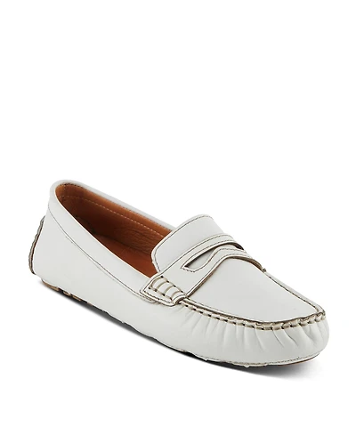 Spring Step Audette Leather Moccasins with Removable Insole and Penny Keeper