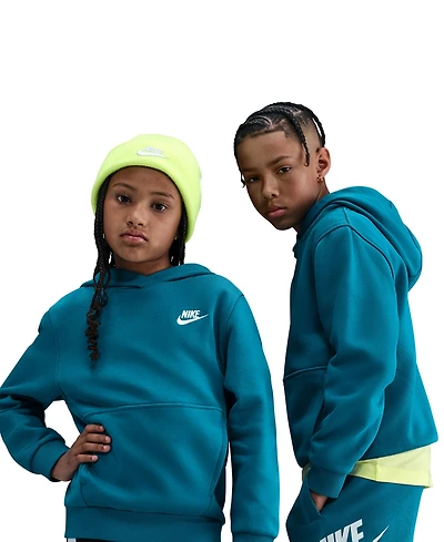 Nike Sportswear Big Kids Club Fleece Pullover Hoodie