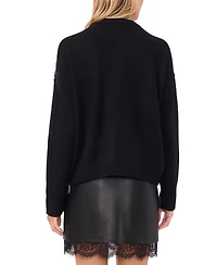 Vince Camuto Women's Multi Paillette Crewneck Sweater