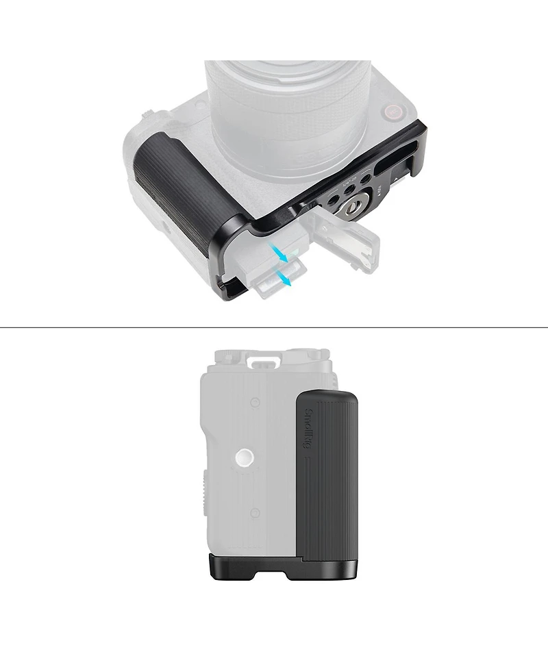 SmallRig L-Shape Mount Plate with Silicone Handle for Canon Eos R50 V Camera