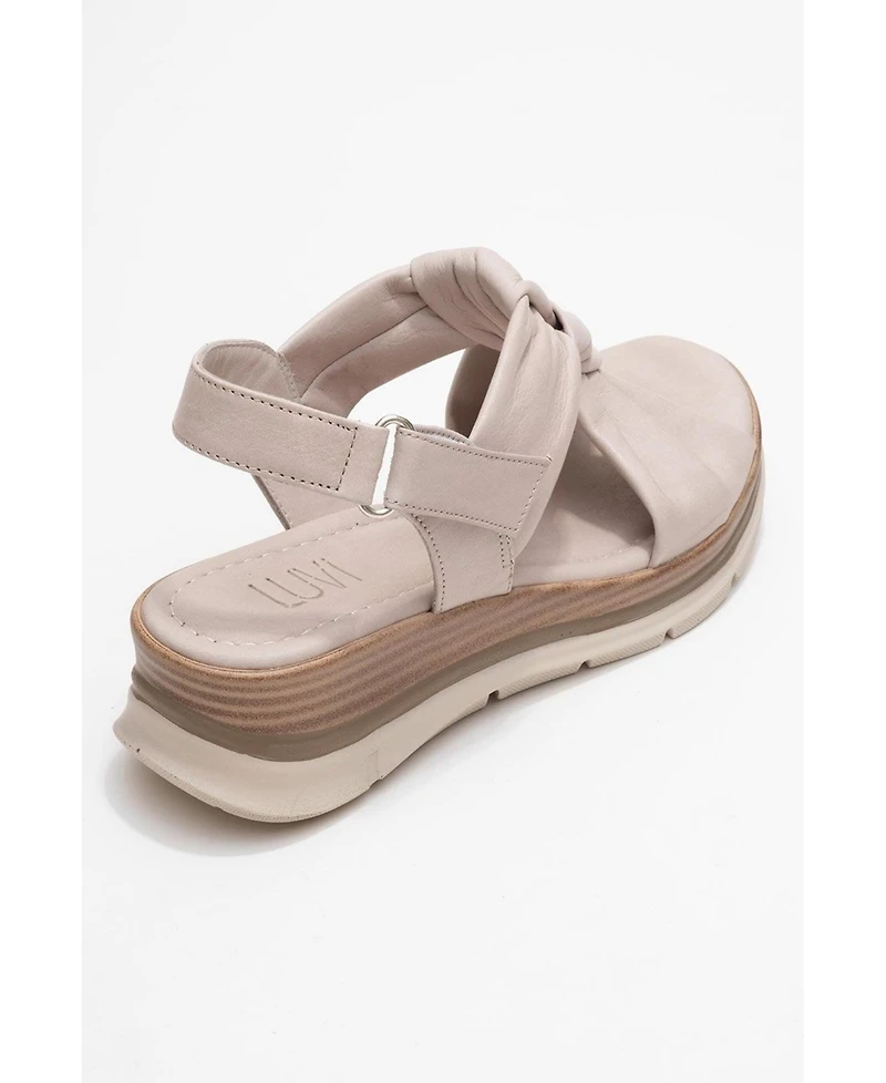 Forever & Always Shoes Oara Leather Sandal (Women)