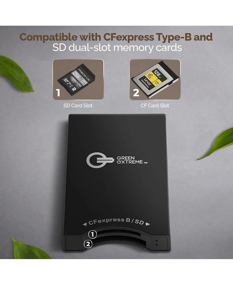 Sony Sf-m Series Tough 512GB Uhs-ii Sdxc Memory Card, 2-Pack, Bundle with CFexpress Type-b and Sd Uhs-ii Card Reader