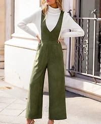 Cupshe Women's V Neck Wide Leg Jumpsuit