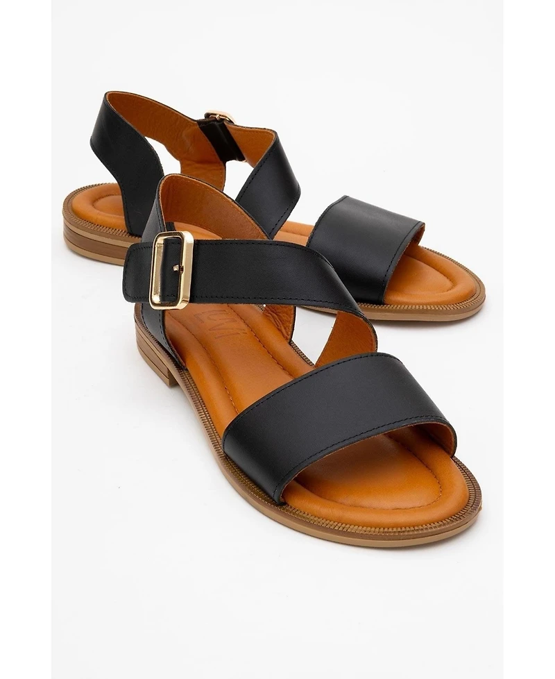 Forever & Always Shoes Majesty Leather Sandal (Women)
