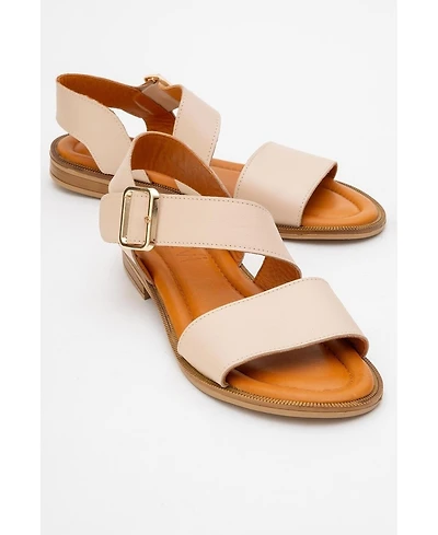 Forever & Always Shoes Majesty Leather Sandal (Women)