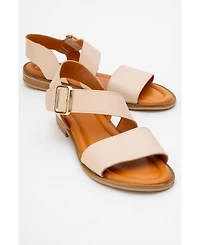 Forever & Always Shoes Majesty Leather Sandal (Women)