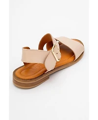 Forever & Always Shoes Majesty Leather Sandal (Women)