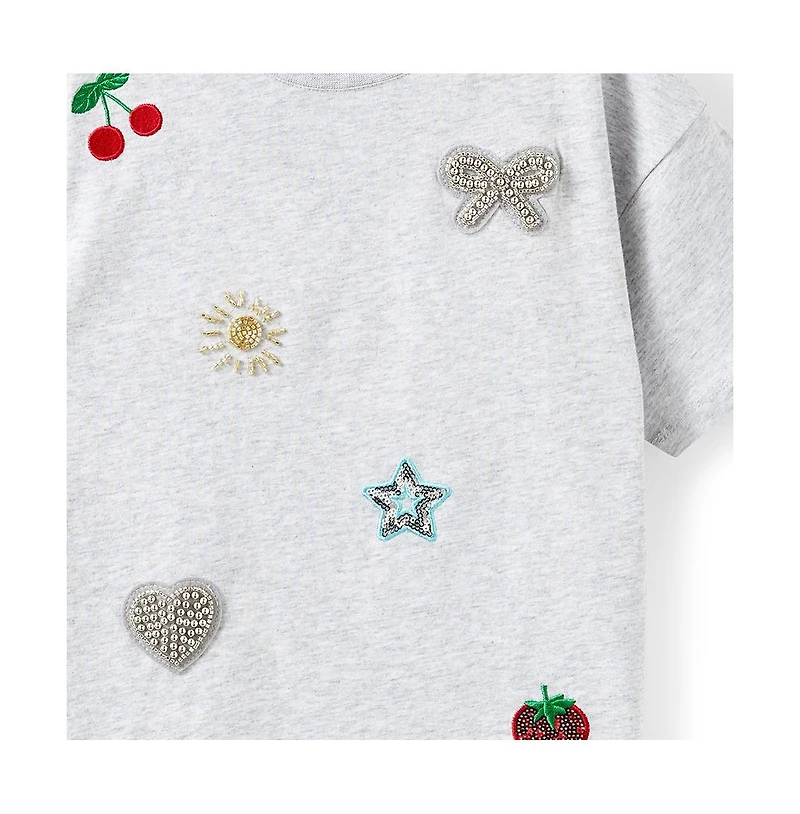 Cotton On Little Girls Livvy Lux Short Sleeve Tee