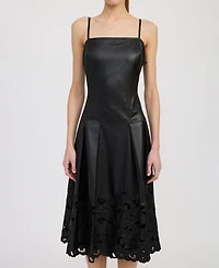 En Saison Women's Nelly Square Neck Midi Dress