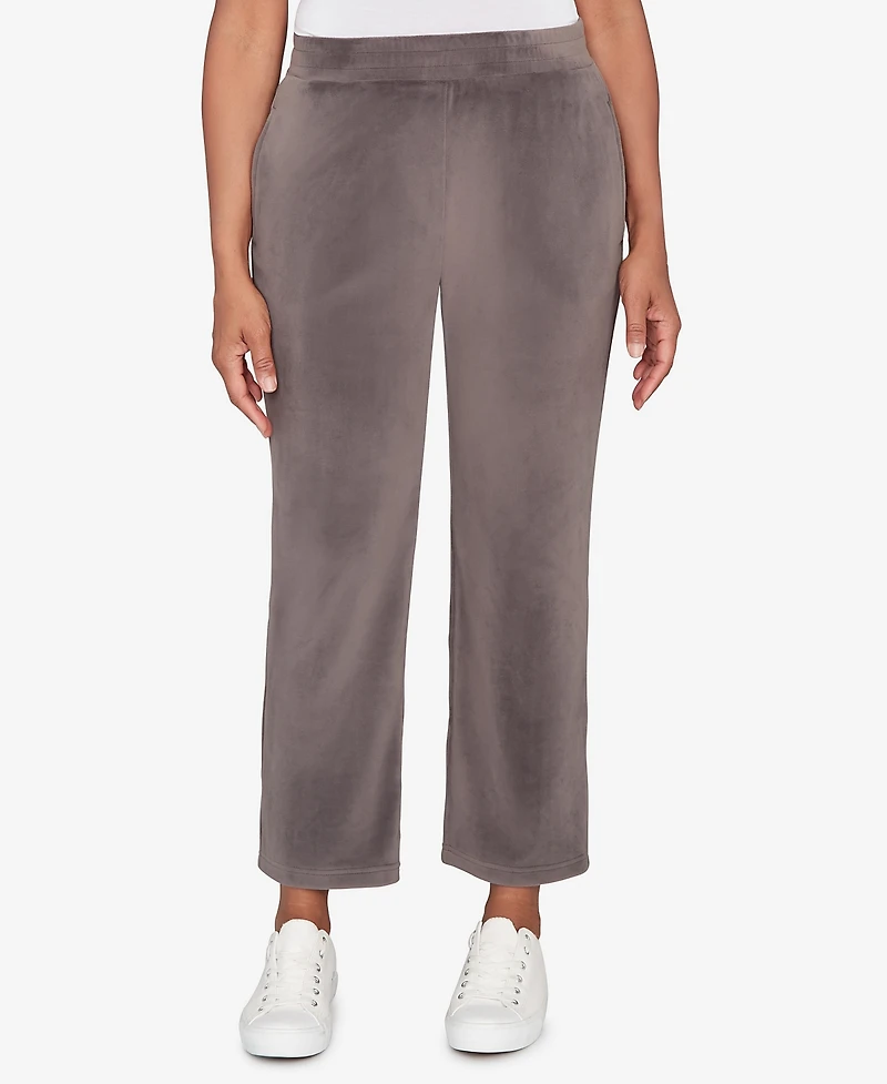Alfred Dunner Petite Calm Luxe Double Knit Average Length Pants