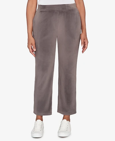 Alfred Dunner Petite Calm Luxe Double Knit Average Length Pants