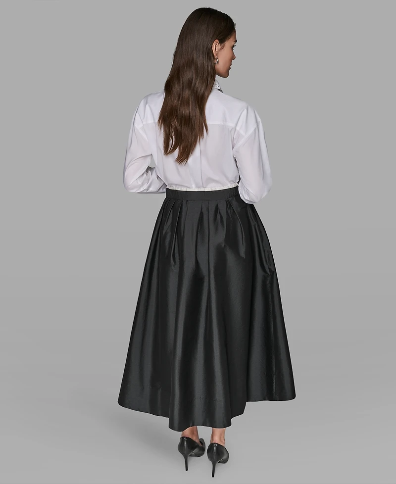 Karl Lagerfeld Paris Women's Bubble Midi Skirt