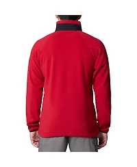Columbia Men's Cardinal Arkansas Razorbacks Flanker Iv Fleece Raglan Full-Zip Jacket