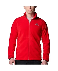 Columbia Men's Black Georgia Bulldogs Big Tall Flanker Iv Fleece Raglan Full-Zip Jacket