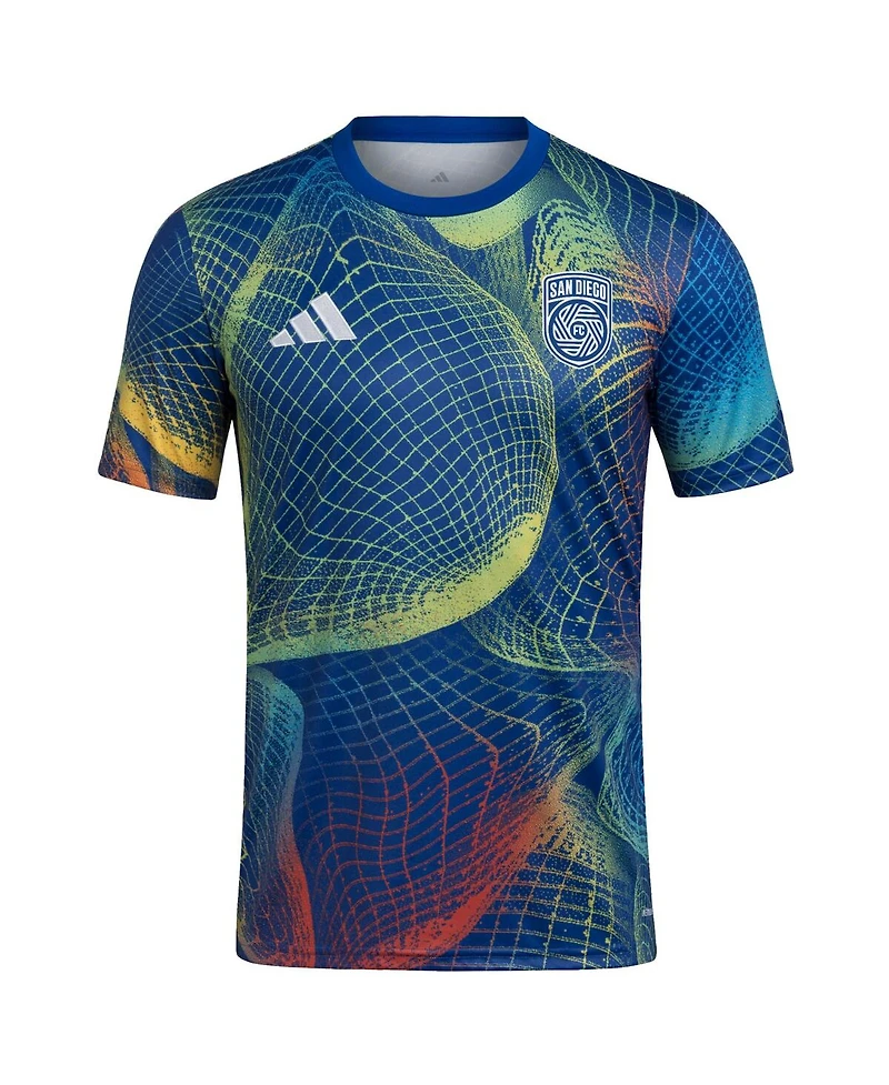 Adidas Men's Blue San Diego Fc 2025 United We Play Aeroready Pre-Match Jerseys